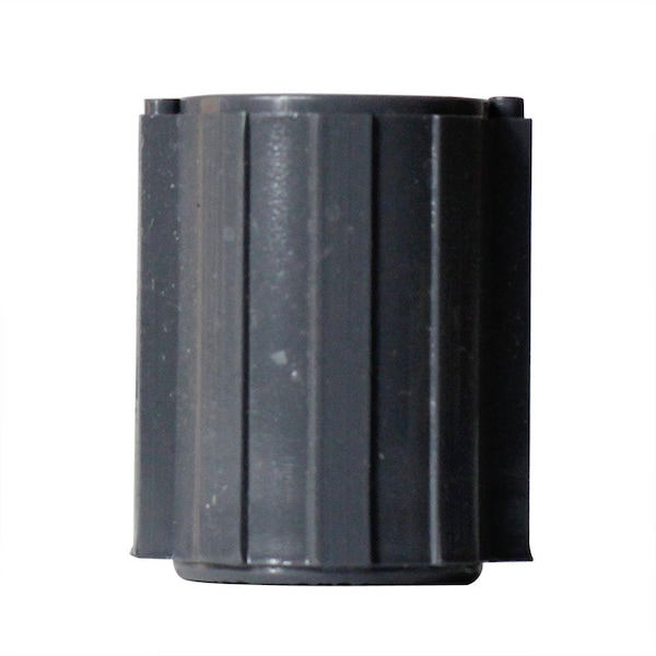 Thrifco Plumbing 1/2 Inch Threaded x Threaded Gray PVC Coupling SCH 40 8113794 - main